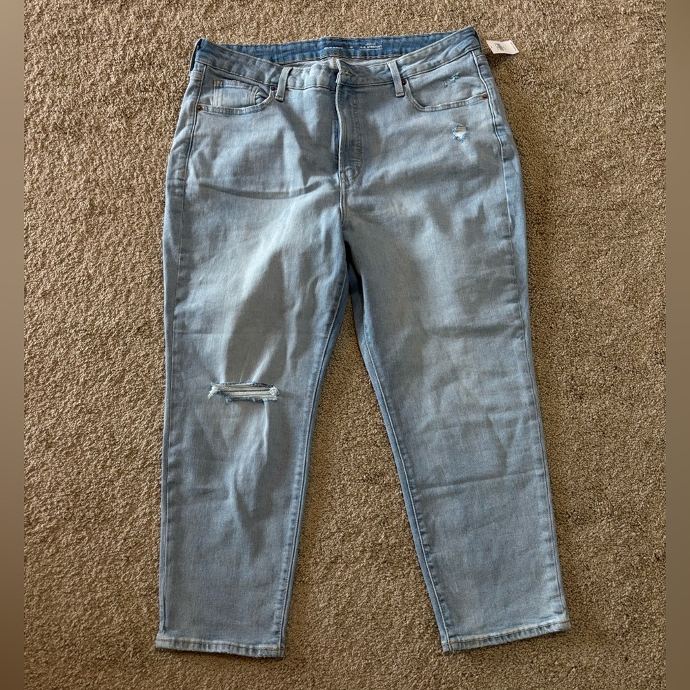Old Navy High Rise OG Straight 18 Petite Jeans